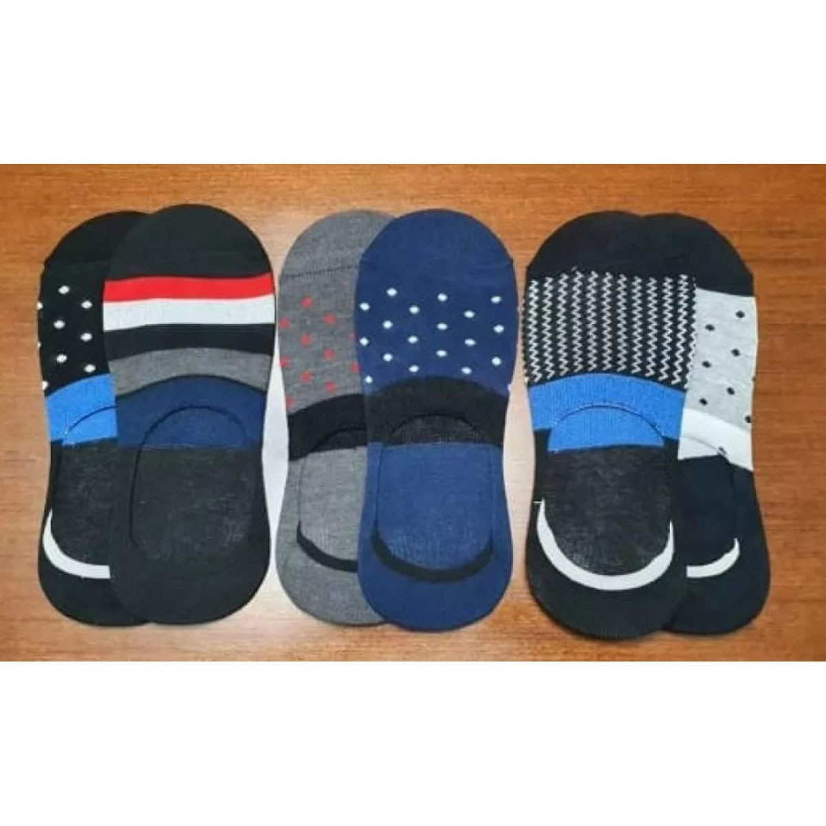 3 pair Loafer Socks for Men Muja